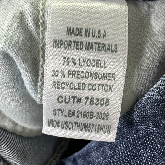 Citizens of Humanity Petra Pleated Wide Leg Jeans in Eden  Size 23 - Picture 10 of 11